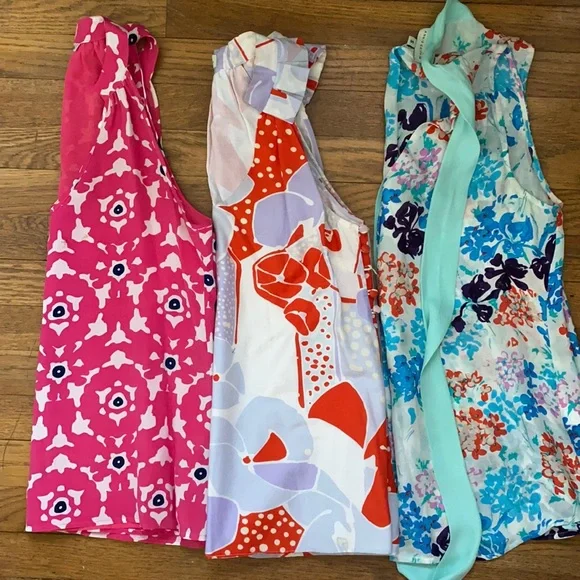 Top Débardeur Annie Griffin Taille M - Col Halter Sans Manches - Multicolore - Neuf Sans étiquette